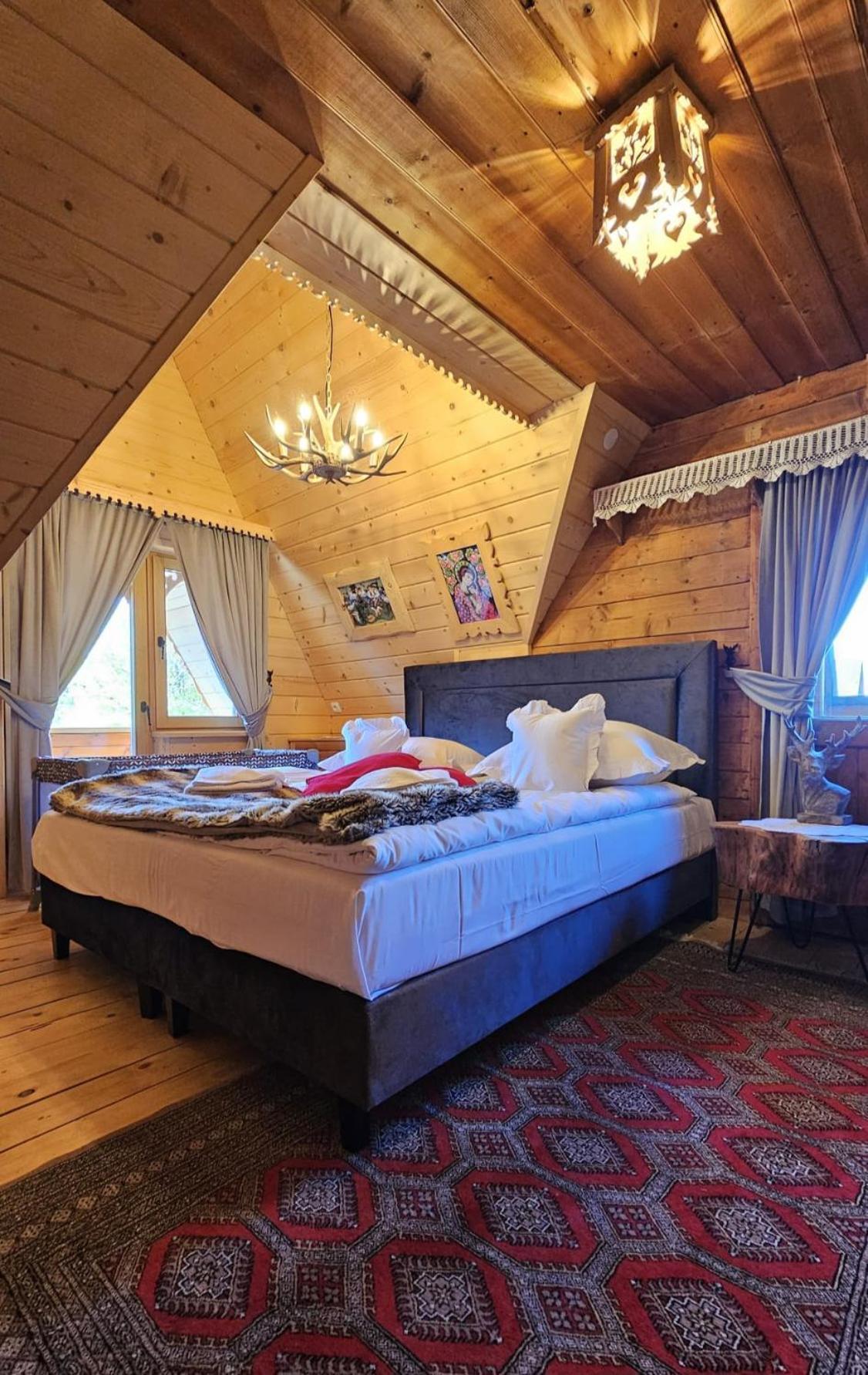 Bajkowa Chata 3 Magiczne Domki Jacuzzi Murzasichle Oda fotoğraf